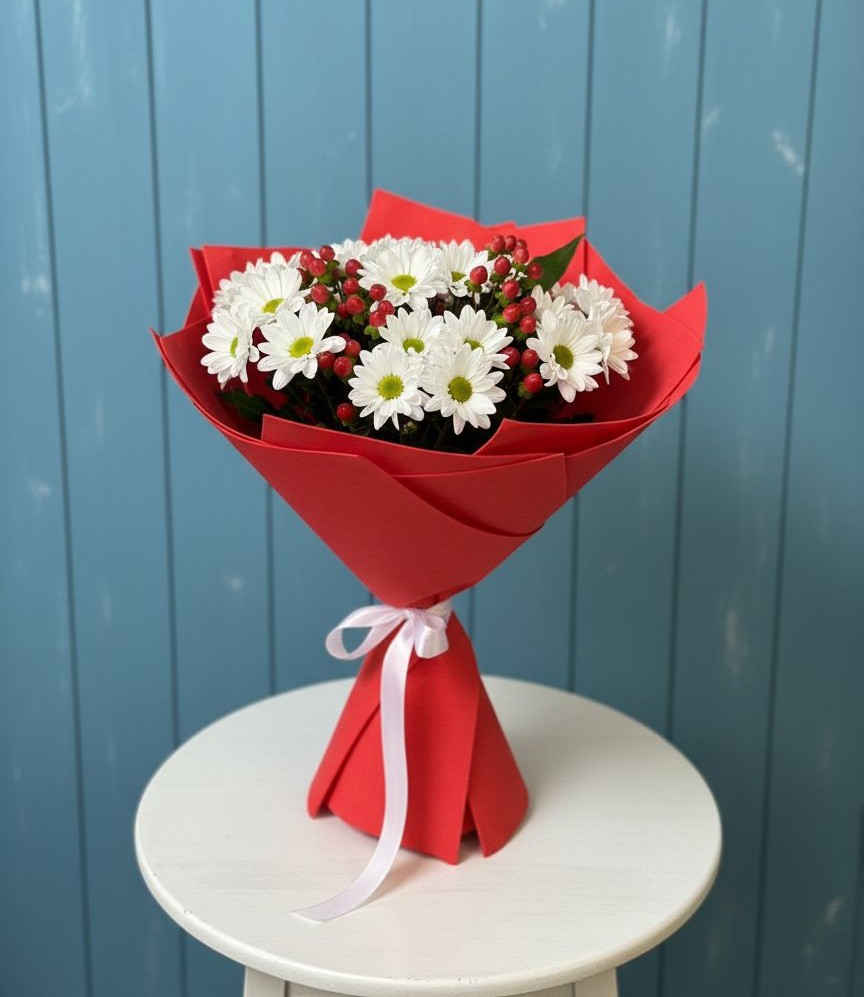 Букет цветов из: Хризантемы в Гатчину