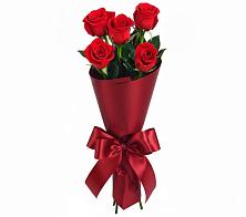 Букет 5 Красных роз Эдлесс Лав в Гатчину