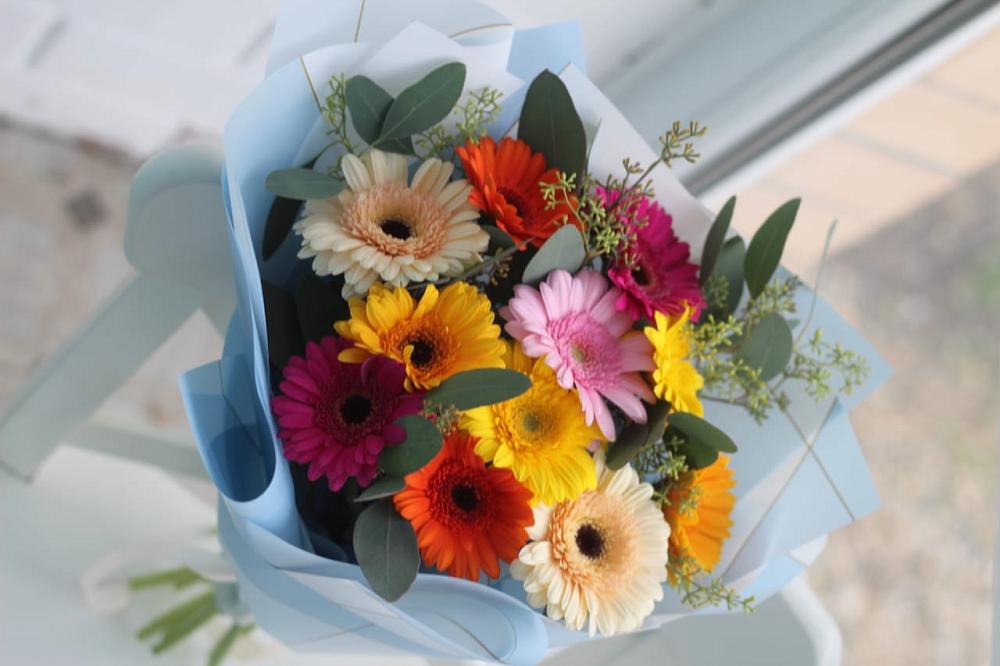 Букет цветов из: Герберы в Гатчину