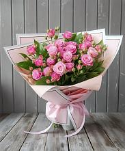 Букет Розовый кустик в Гатчину
