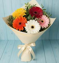 Букет цветов из:  Герберы #REPLACE_PRED# Гатчину