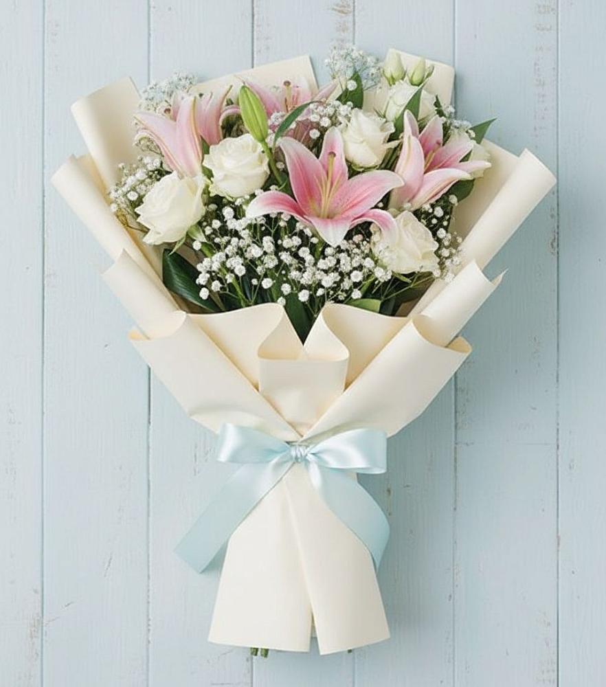 Букет цветов из: Лилии в Гатчину