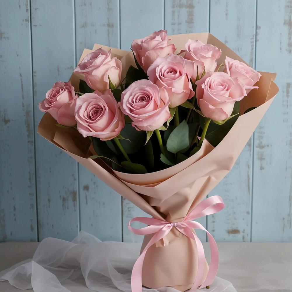 Букет цветов из: Розы в Гатчину