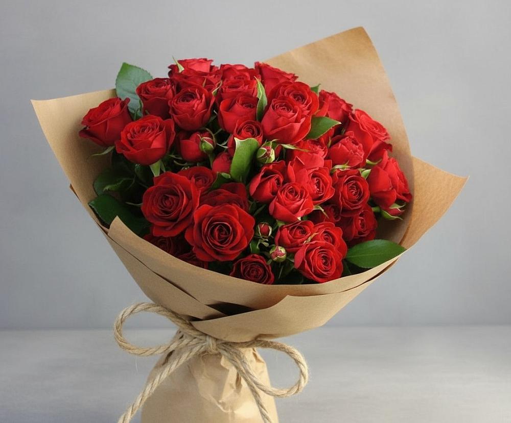 Букет Любовный роман в Гатчину