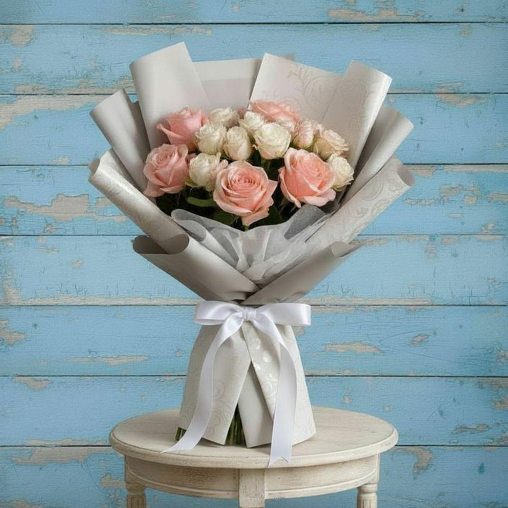 Букет цветов из: Розы в Гатчину