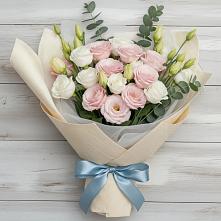 Букет цветов из:  Лизиантусы #REPLACE_PRED# Гатчину