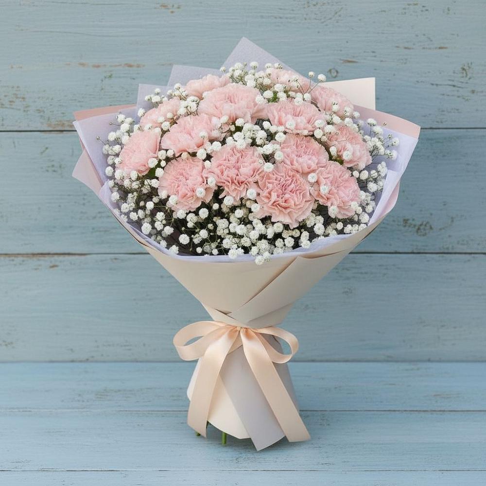 Букет цветов из: Гвоздики в Гатчину