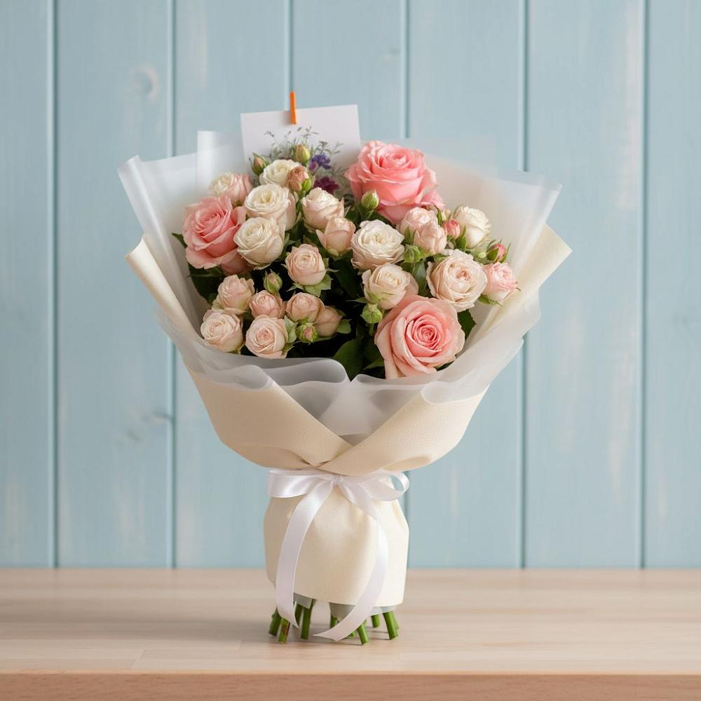 Букет цветов из: Розы в Гатчину