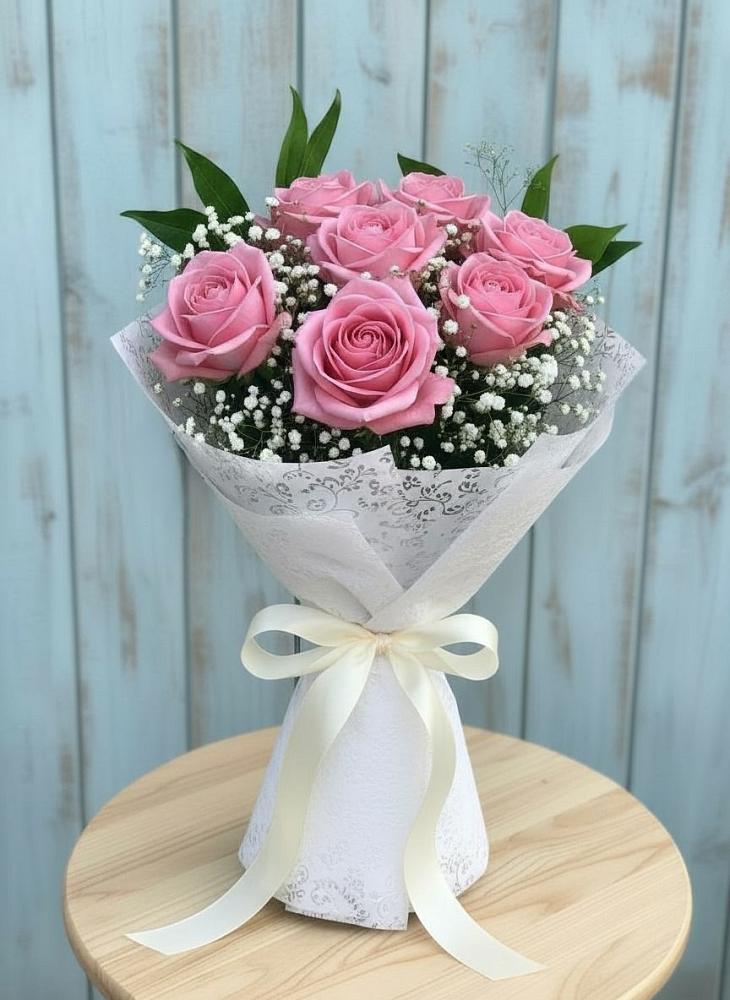 Букет цветов из: Розы в Гатчину