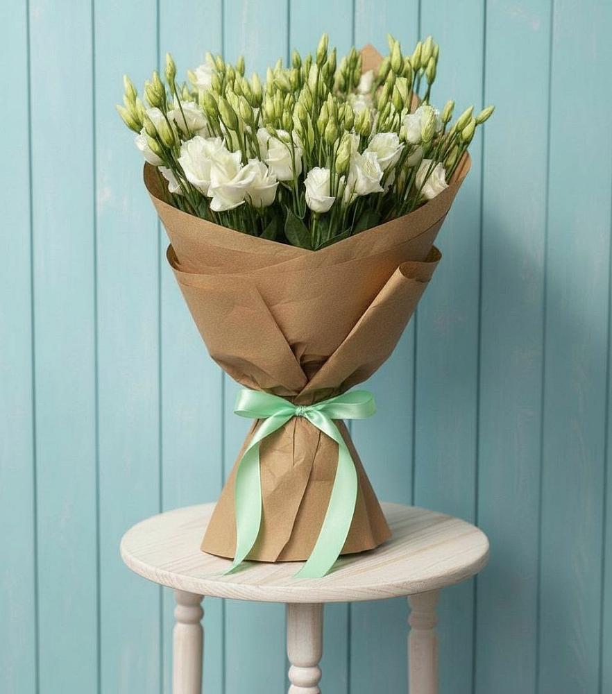 Букет цветов из: Лизиантусы в Гатчину