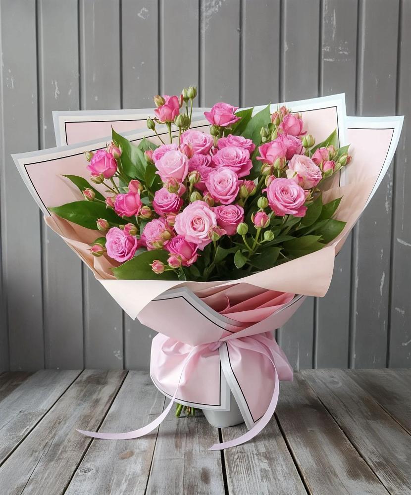 Букет Розовый кустик в Гатчину
