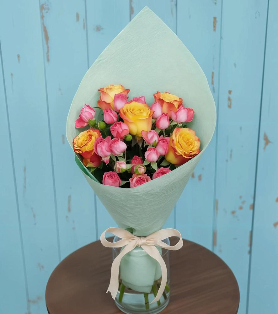 Букет цветов из: Розы в Гатчину