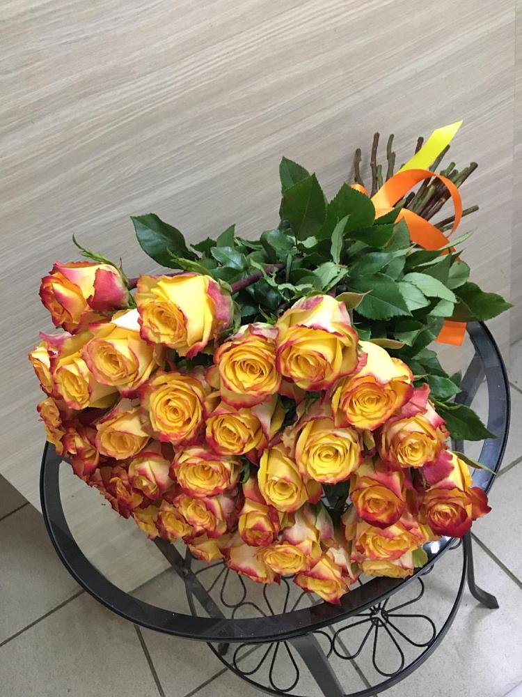 Букет Желтые розы в Гатчину