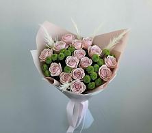 Букет цветов из:  Розы и Хризантемы в Гатчину
