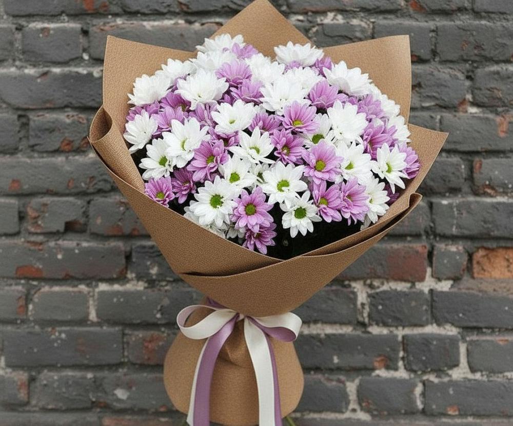 Букет цветов из: Хризантемы в Гатчину