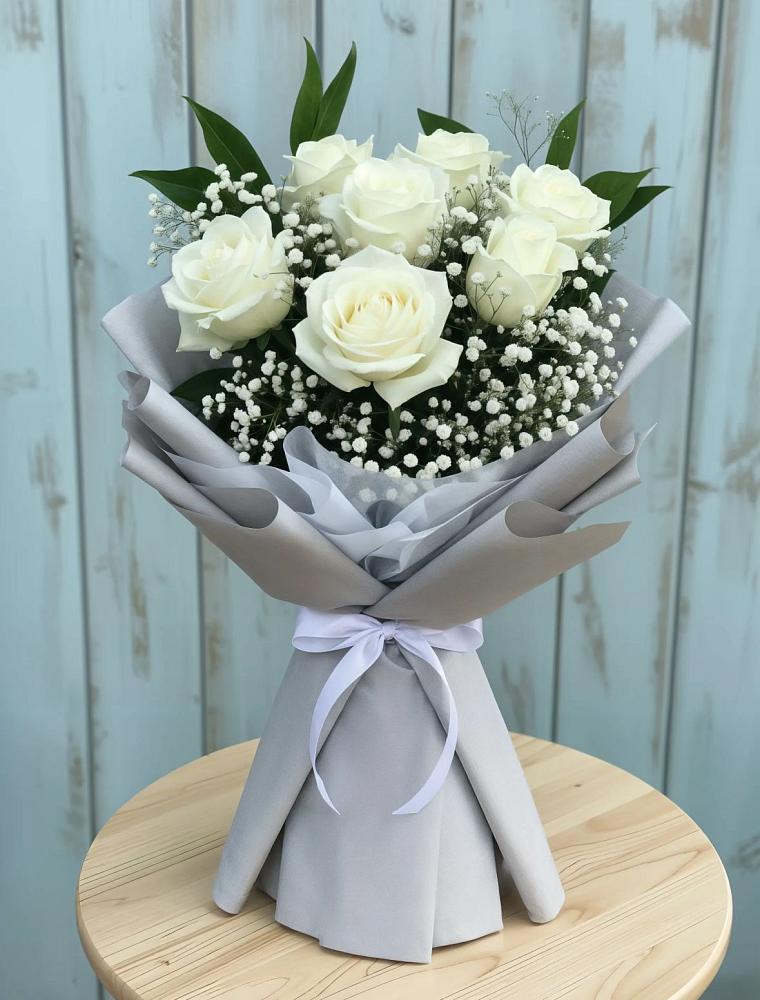 Букет цветов из: Розы в Гатчину