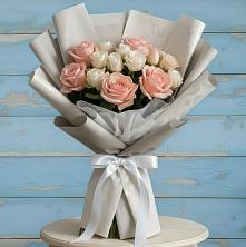Букет цветов из:  Розы в Гатчину