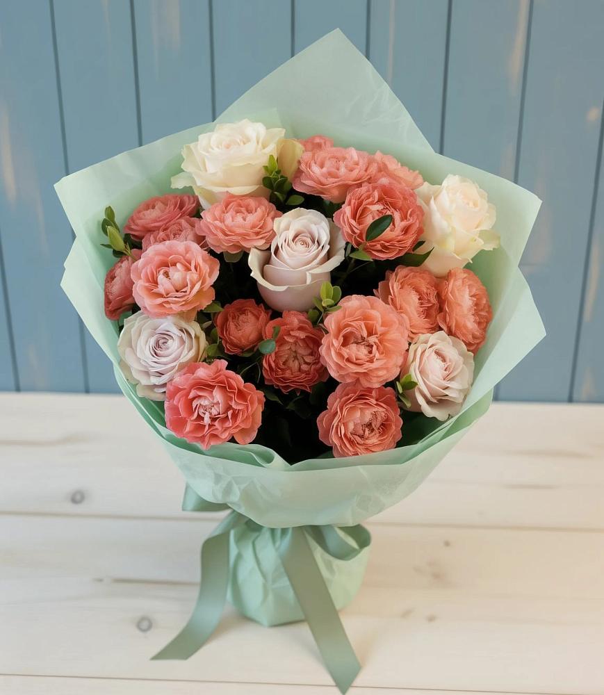 Букет цветов из: Розы в Гатчину