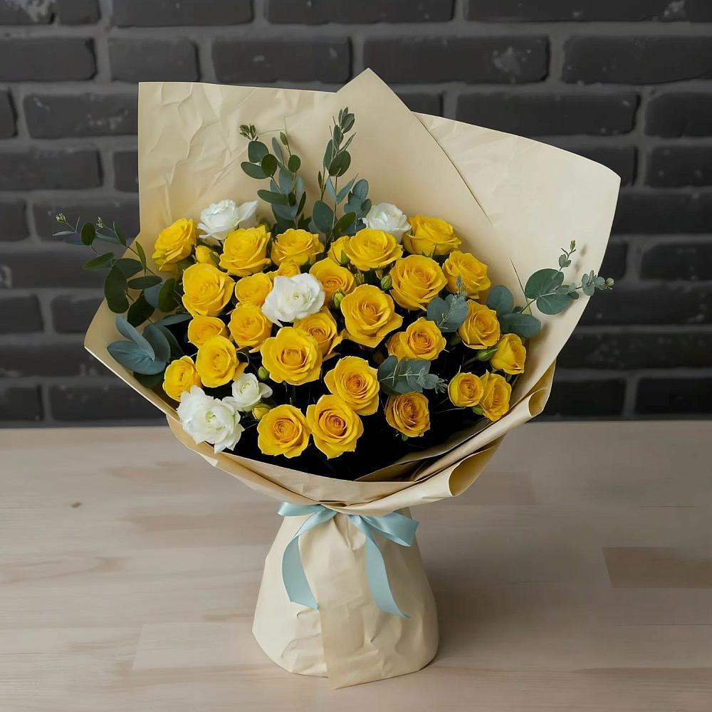 Букет цветов из: Розы в Гатчину