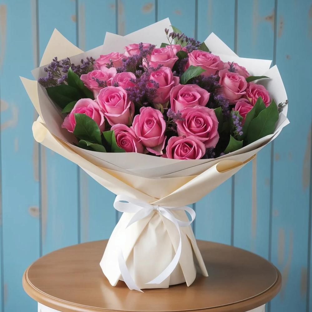 Букет цветов из: Розы в Гатчину