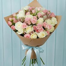 Букет цветов из:  Розы в Гатчину